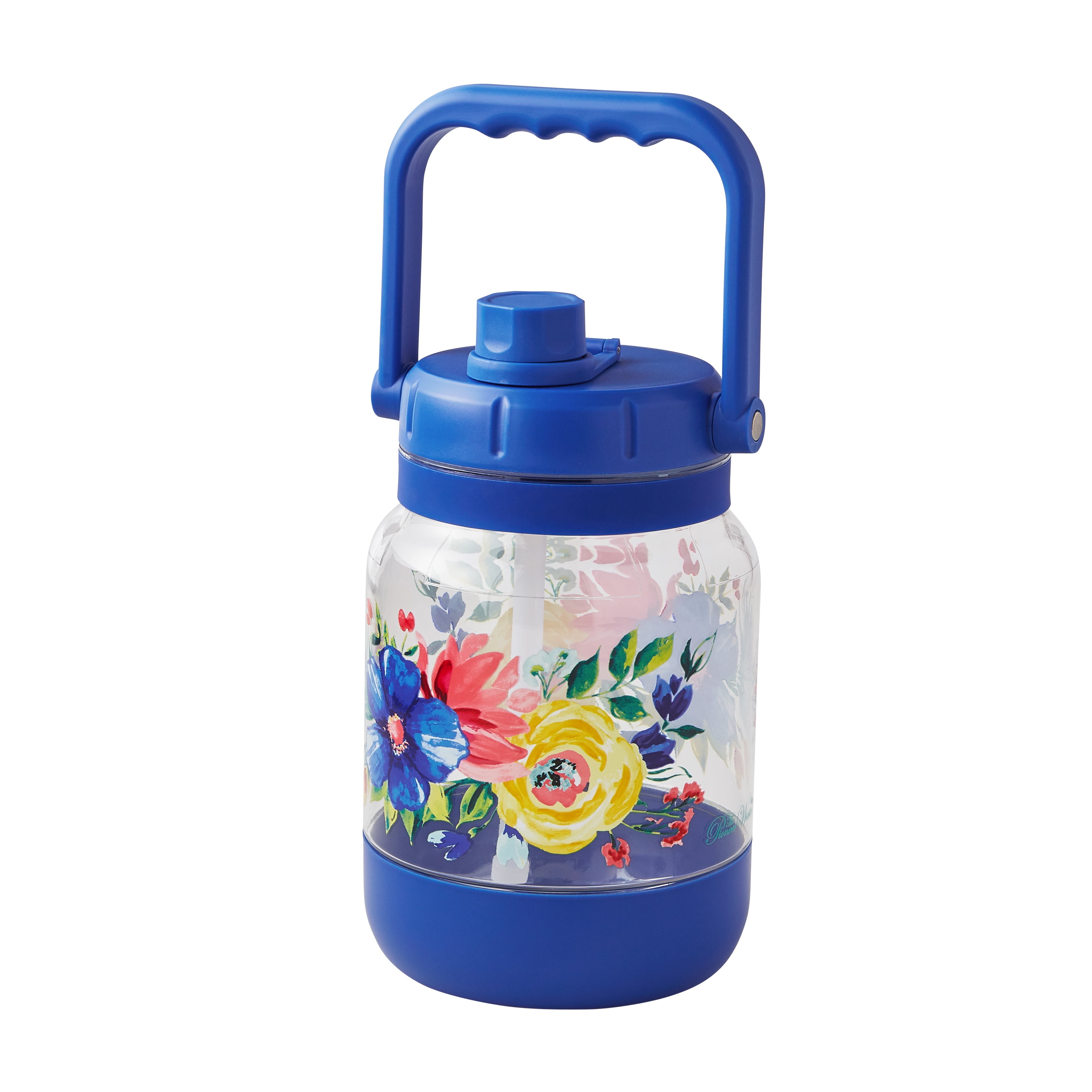 0.74-Gallon The Pioneer Woman Floral Water Jug Blue $7 Free Shipping w/ Walmart or on $35