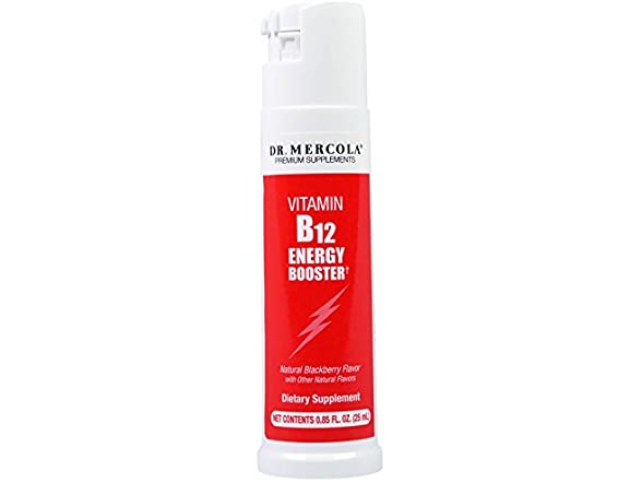 0.98-Oz 39 Servings Dr. Mercola Vitamin B12 Energy Boost Spray $10 Free Shipping w/ Prime