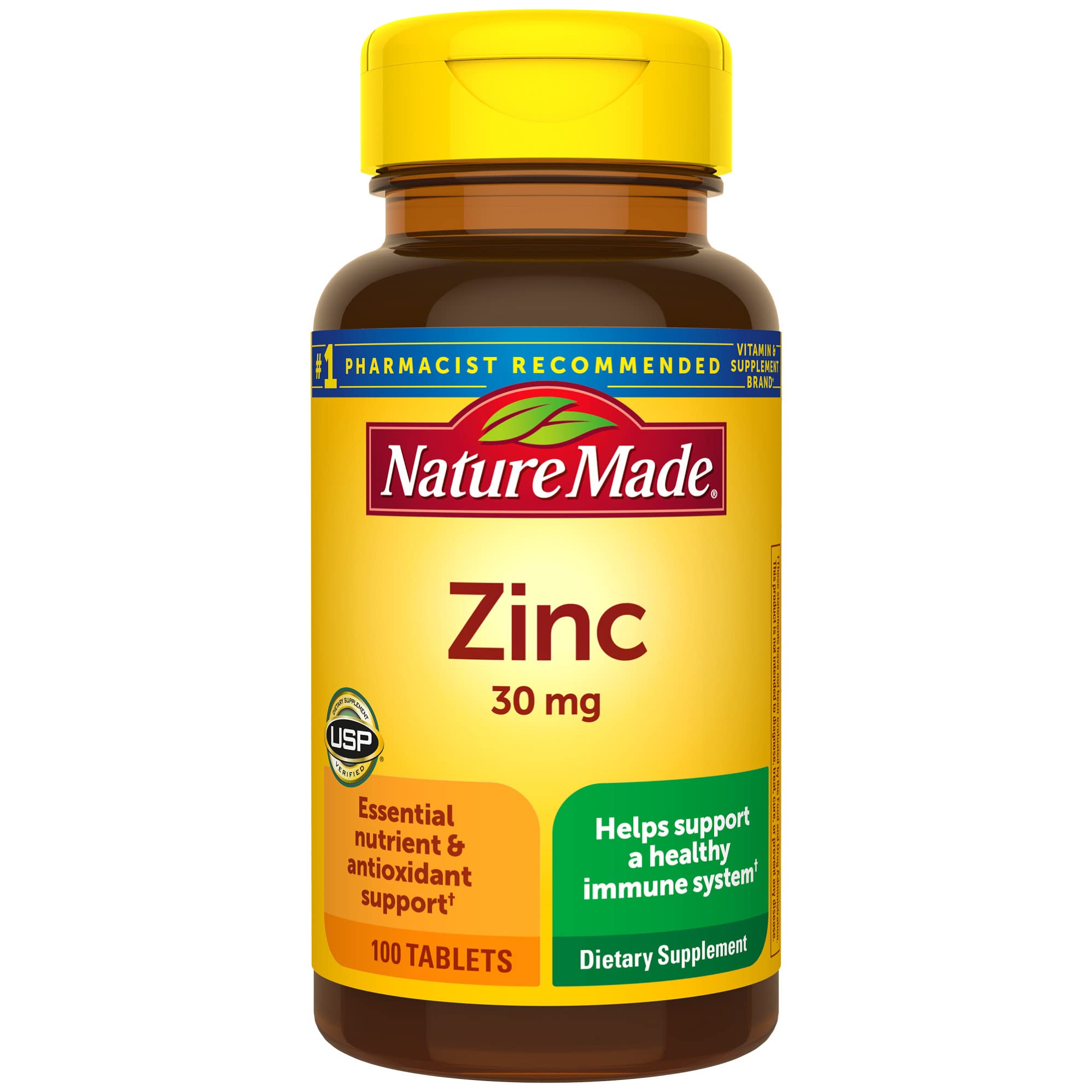 100-Count Nature Made Zinc 30 mg Tablets $2.49 w/ S S Free Shipping w/ Prime or on $35