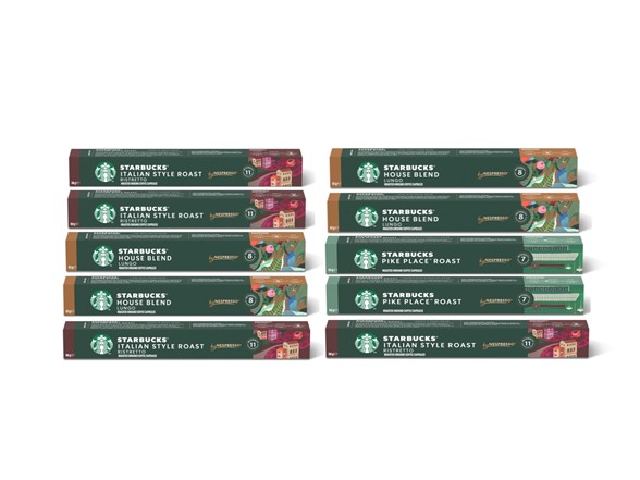 100-Count Starbucks by Nespresso Espresso 5-Flavor Variety Pack $56, More Free Shipping w/ Prime