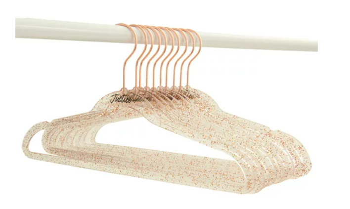 100-Pack Justice Girls Non-Slip Swivel Hook Clothes Hangers various $9.70