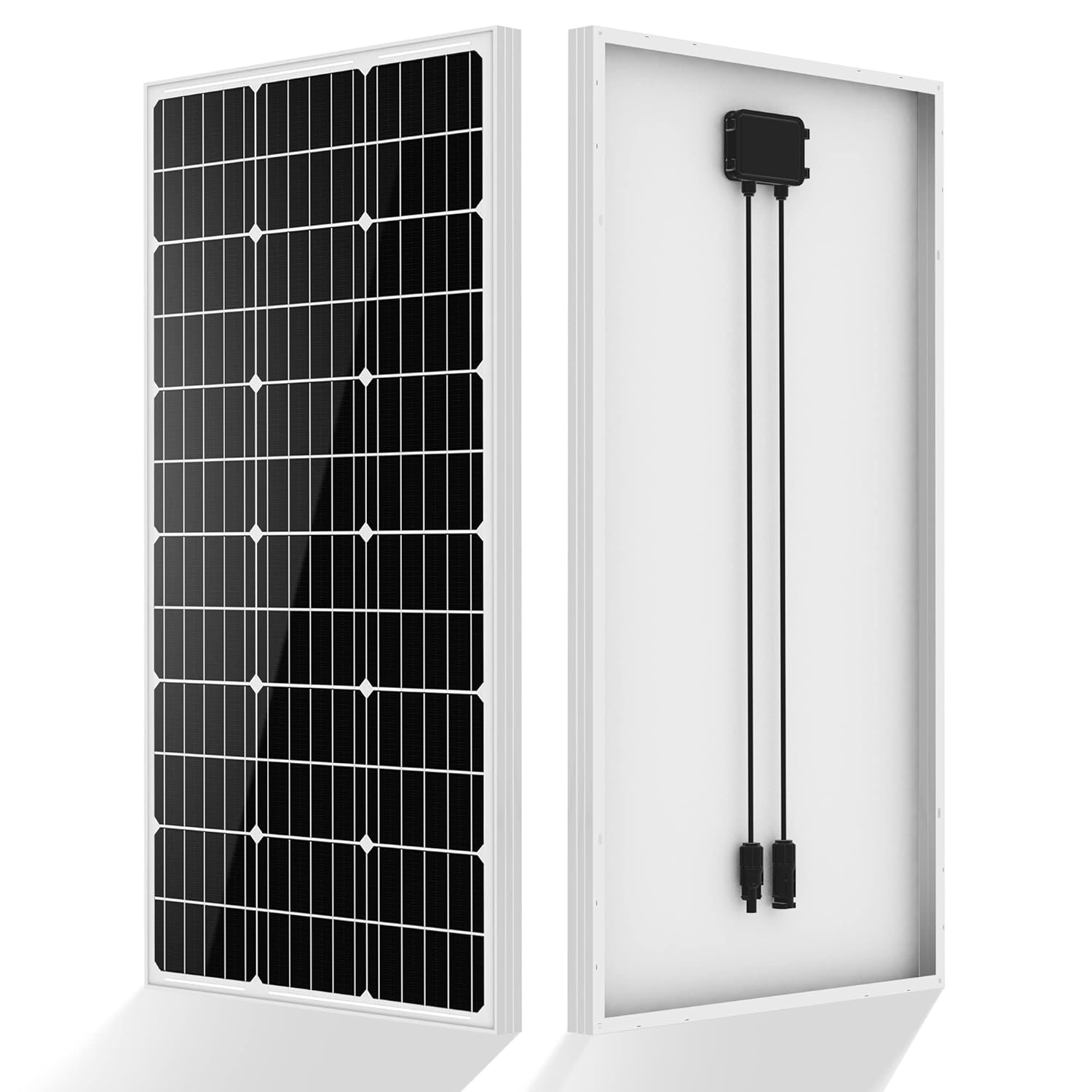 100W ECO-WORTHY 12V Monocrystalline Solar Panel $44 More Free S/H