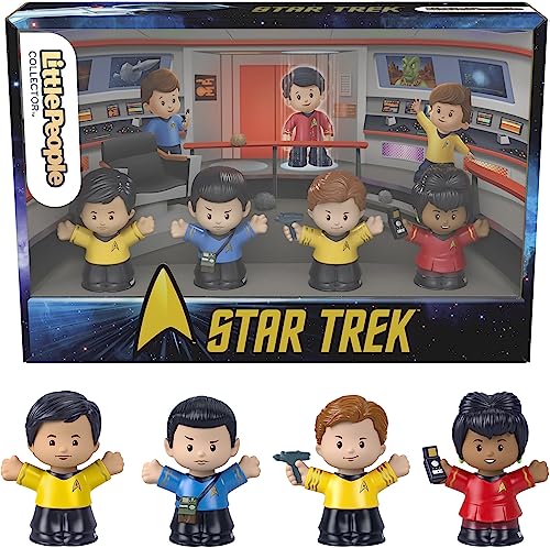 $10.20 4-Pack Fisher-Price Little People Collector Star Trek Special Edition Figure Set