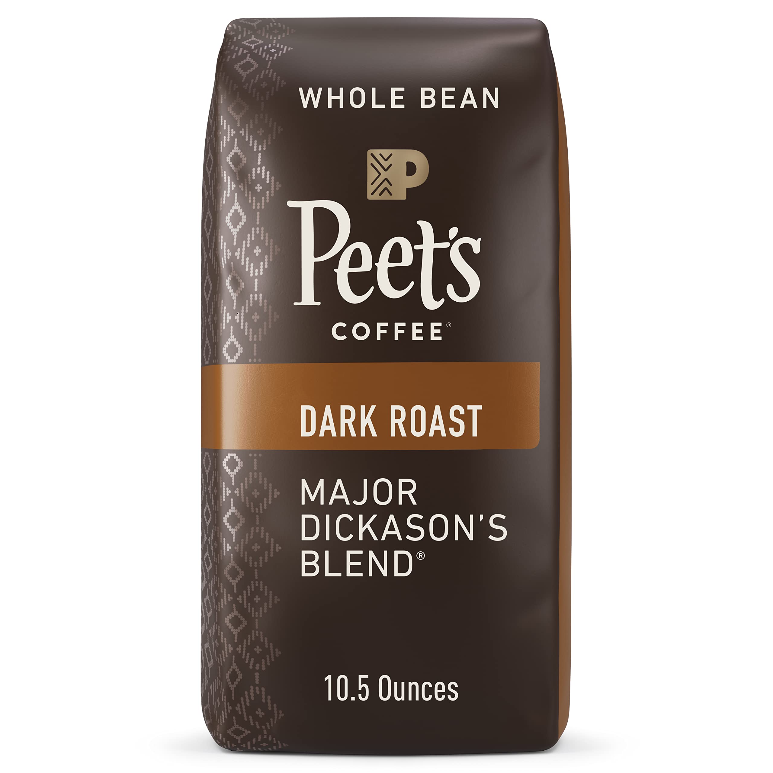 10.5-Oz Peets Coffee Dark Roast Whole Bean Coffee Major Dickasons Blend $4.97 w/ S S Free Shipping w/ Prime or on orders