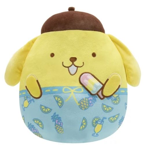 10 Squishmallows Kids Sanrio Ocean Party Series Plush Toy Pompompurin $6.90