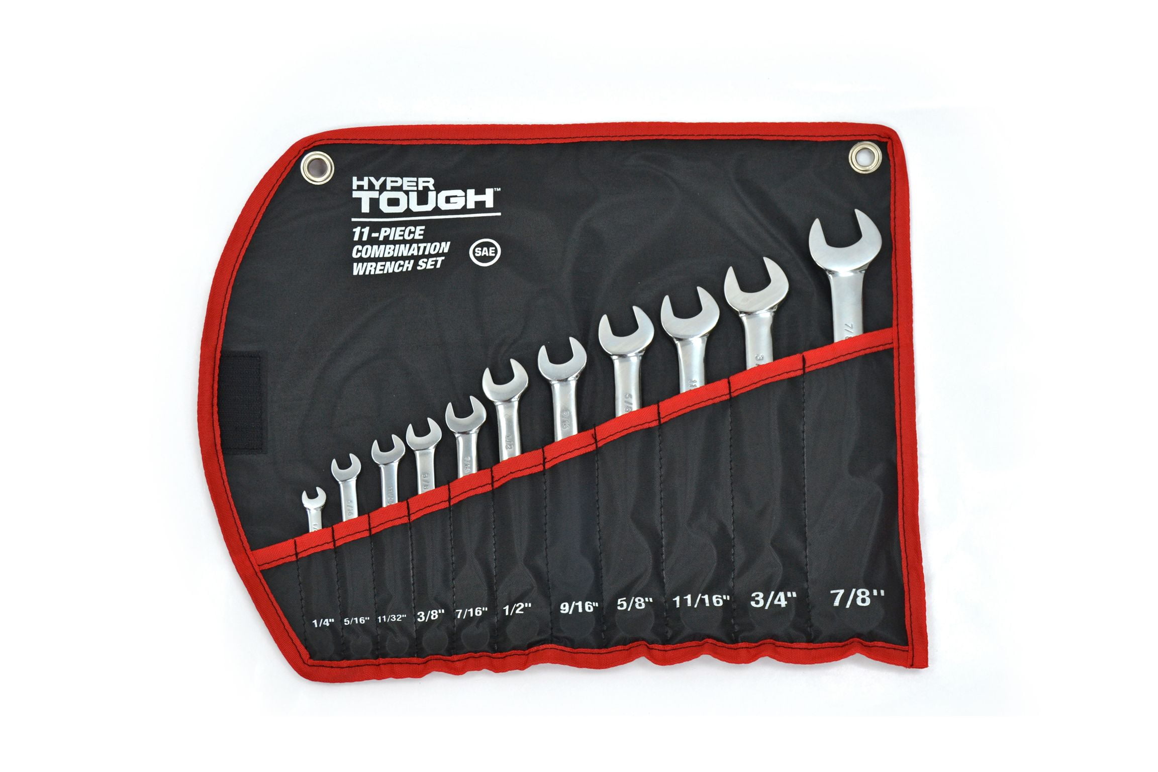 11-Piece Hyper Tough SAE Combination Wrench Set $7.13 Free Shipping w/ Walmart or $35