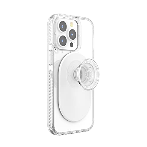 $11 PopSockets Phone Grip Compatible with MagSafe - White Clear