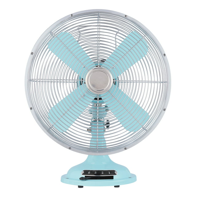 12 Better Homes Gardens Retro 3-Speed Metal Tilted-Head Oscillation Table Fan Various Colors $15.20 Free Shipping w/ Wal