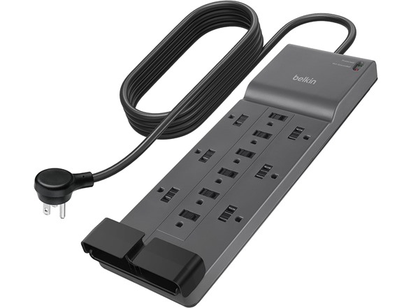 12-Outlet Belkin 3940 Joules Surge Protector Power Strip w/ 8 Cable $19 Free Shipping w/ Prime