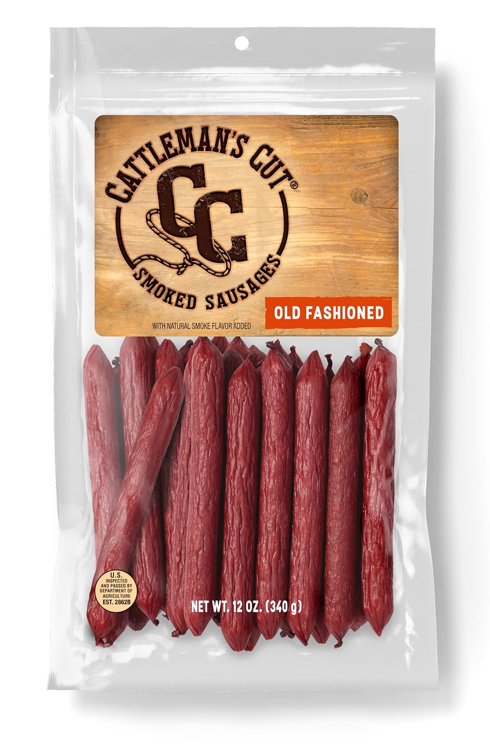 12-Oz Cattlemans Cut Old Fashioned Smoked Sausages $8.28 w/ S S Free Shipping w/ Prime or on $35