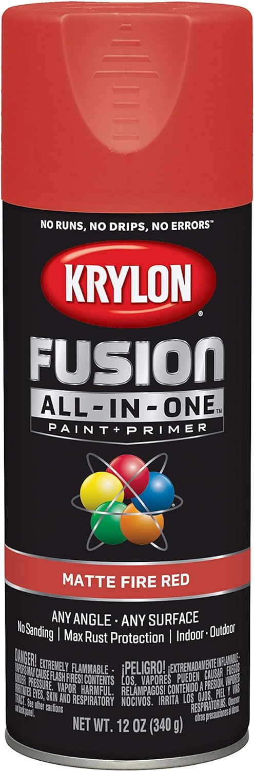 12-Oz Krylon Fusion All-In-One Spray Paint Indoor/Outdoor, Various Colors from $3.10