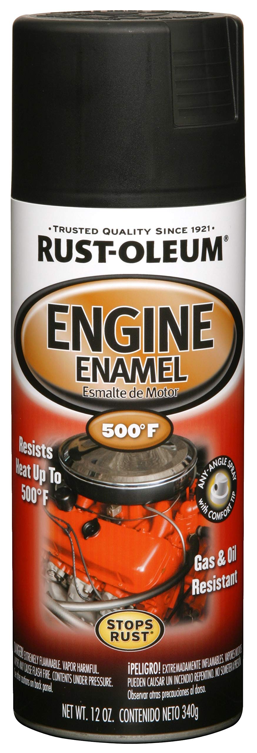 12-Oz Rust Oleum Engine Enamel Spray Paint Low Gloss Black $3.60 Free Shipping w/ Prime or on $35
