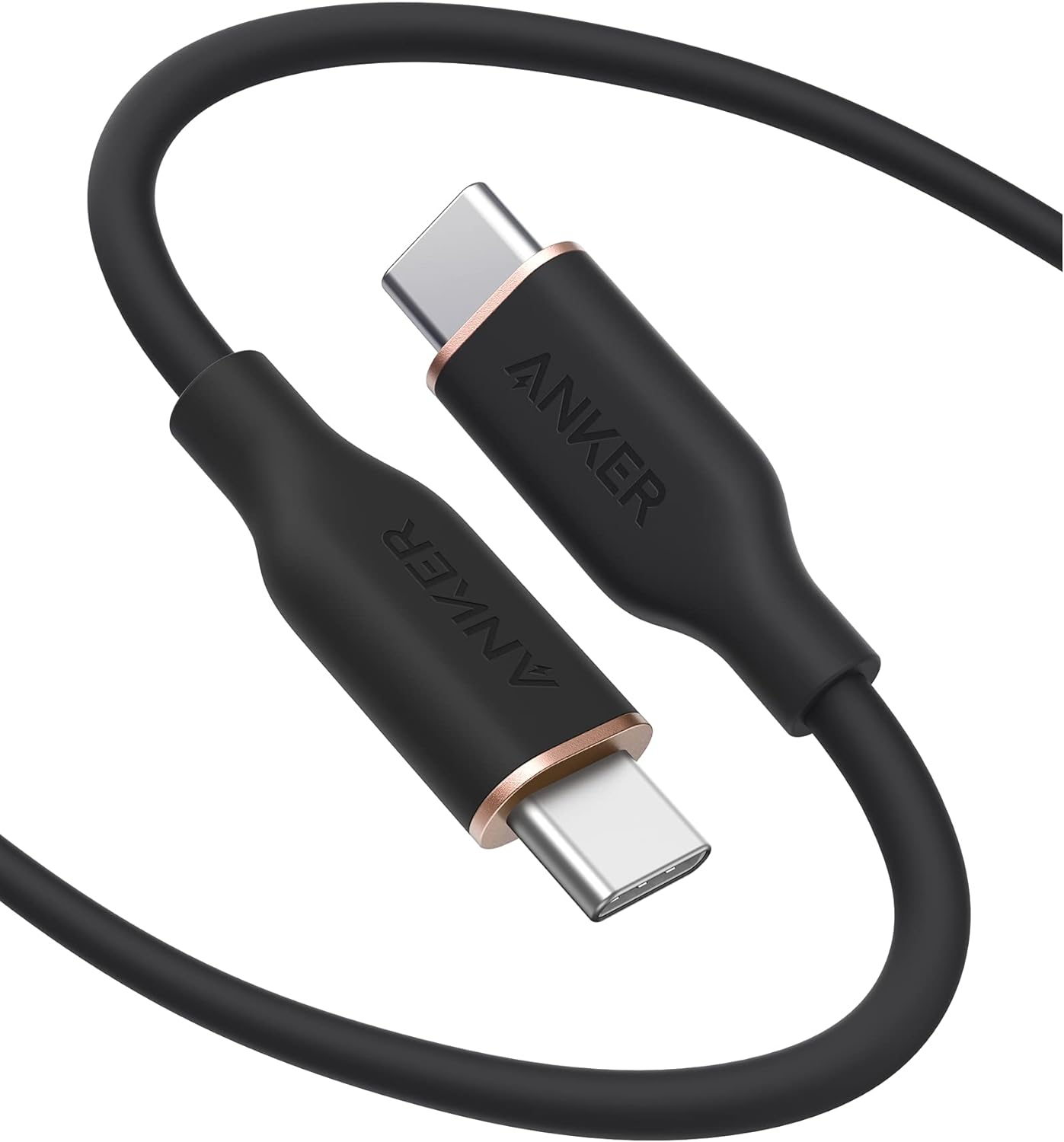 $13.99 Anker USB C Charger Cable 100W 6ft USB 2.0 Type C Cable Midnight Black at AnkerDirect via Amazon