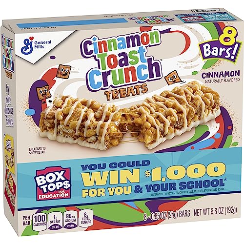 $1.49 w/ S S 8-Count 0.85-oz Cinnamon Toast Crunch Breakfast Cereal Treat Bars