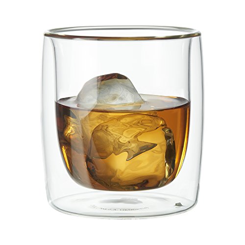 $14 ZWILLING J.A. Henckels Double-Wall Tumbler Glass Set, 9 fl. oz, White, 2-pc