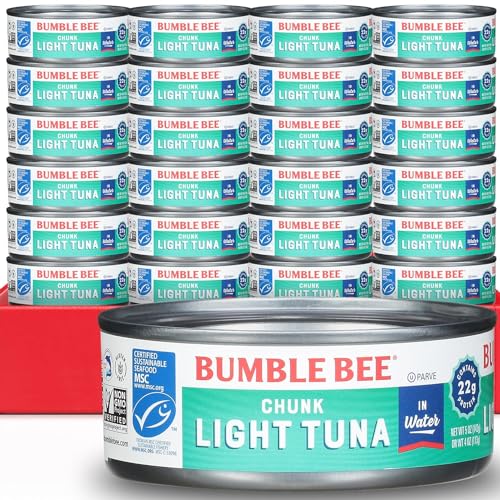 $15.18 24-Pack 5-Oz Bumble Bee Chunk Light Tuna in Water
