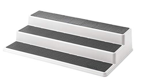15 Copco Non-Skid 3-Tier Spice Pantry Kitchen Cabinet Organizer White/Grey $7