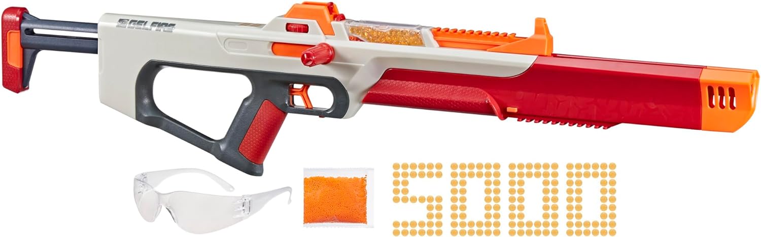 $15 Nerf Pro Gelfire Ghost Bolt Action Blaster w/ 5000 Gel Rounds Amazon