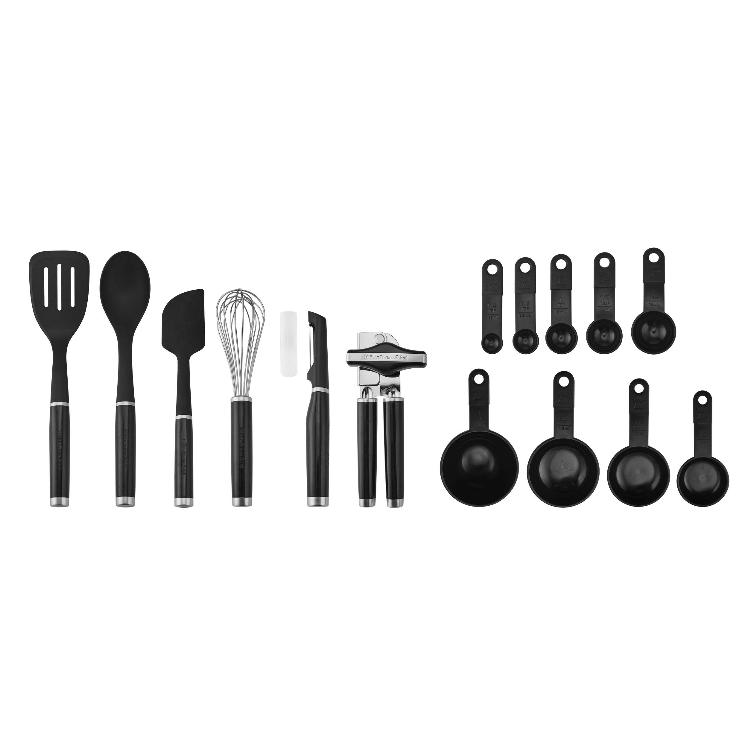 KitchenAid Classic Tool and Gadget Set, 15-Piece, Black $27.00