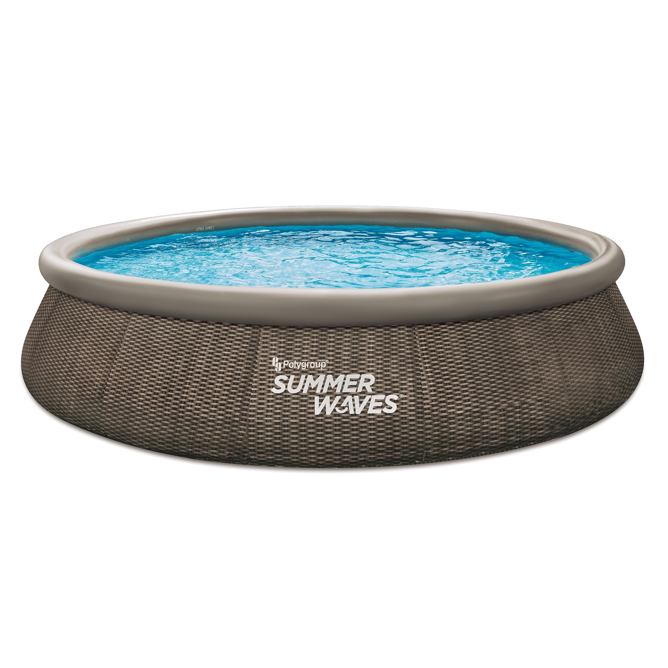 15 Summer Waves Double Rattan Quick Set Round Pool $88 Free Shipping
