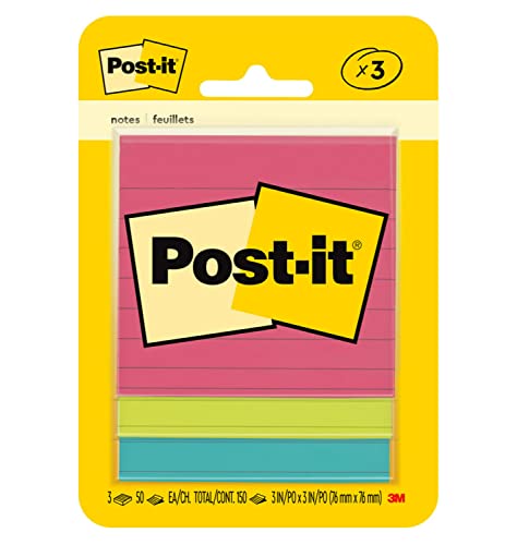 $1.71 Post-it Notes, 3x3 in, 3 Pads