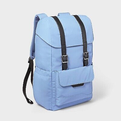 17 Fitted Flap Backpack Blue - Open Story $7.79