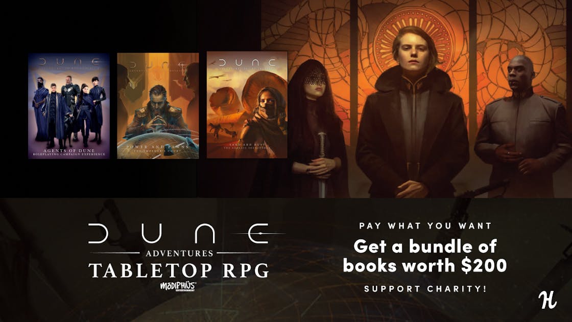 17-Item Dune Adventures Tabletop RPG Book Bundle Digital Download $20