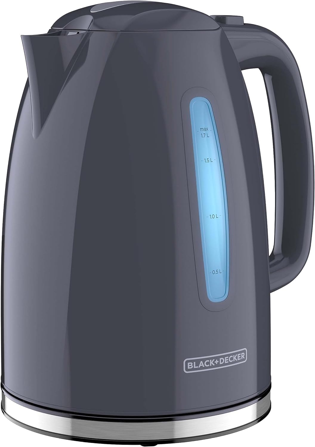 1.7L Black Decker Rapid Boil Cordless Electric Kettle Gray, 7-Cups $13.47 F/S w/ Walmart or on Orders $35