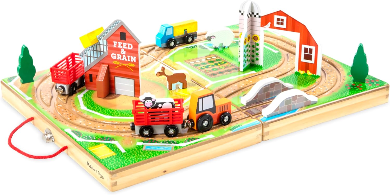 17-Piece Melissa Doug Kids Wooden Take-Along Tabletop Farm Playset $15.90 at Amazon / Walmart
