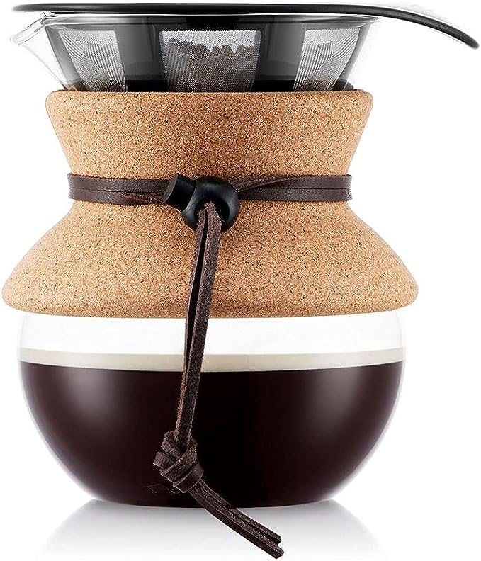 17oz Bodum Pour Over Coffee Maker w/ Permanent Filter $8.99