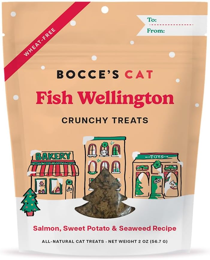$1.83 w/ S S Bocces Bakery All-Natural, Seasonal, Fish Wellington Cat Treats, 2 oz