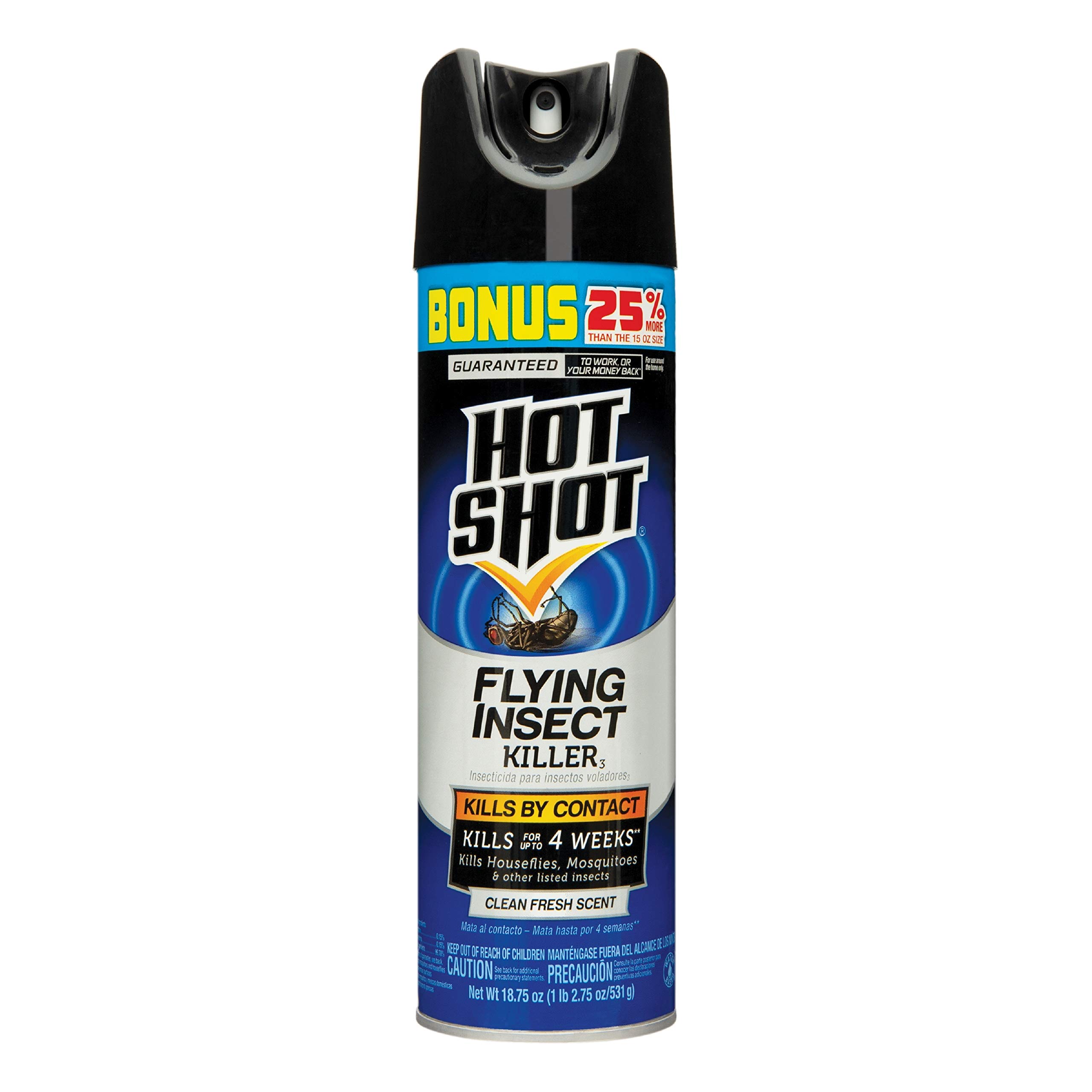 18.75-Oz Hot Shot Flying Insect Killer Clean Fresh Scent $2.97