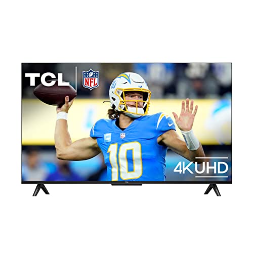 $190 TCL 43-Inch Class S4 4K LED Smart TV with Google 43S450G, 2023 Model
