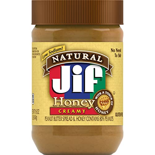 $1.94 /w S S 16-Oz Jif Natural Creamy Peanut Butter Spread w/ Honey