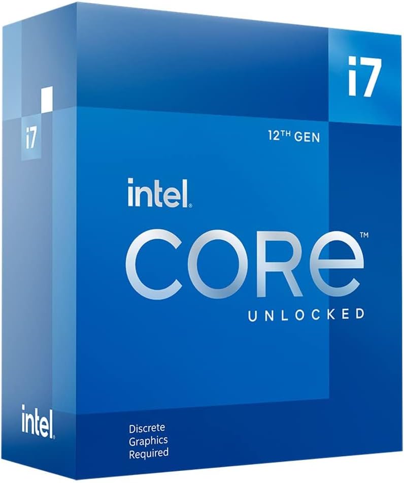 $195 Intel Core i7-12700KF 3.6 GHz 12-Core / 20 Thread 125W LGA 1700 Processor Amazon
