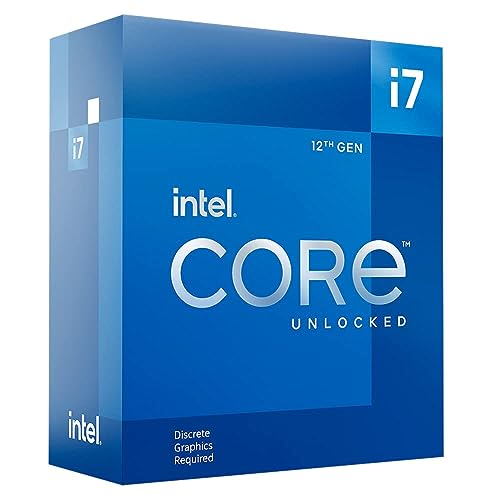 $199.99 Intel Core i7-12700KF 3.6 GHz 12-Core / 20 Thread 125W LGA 1700 Processor