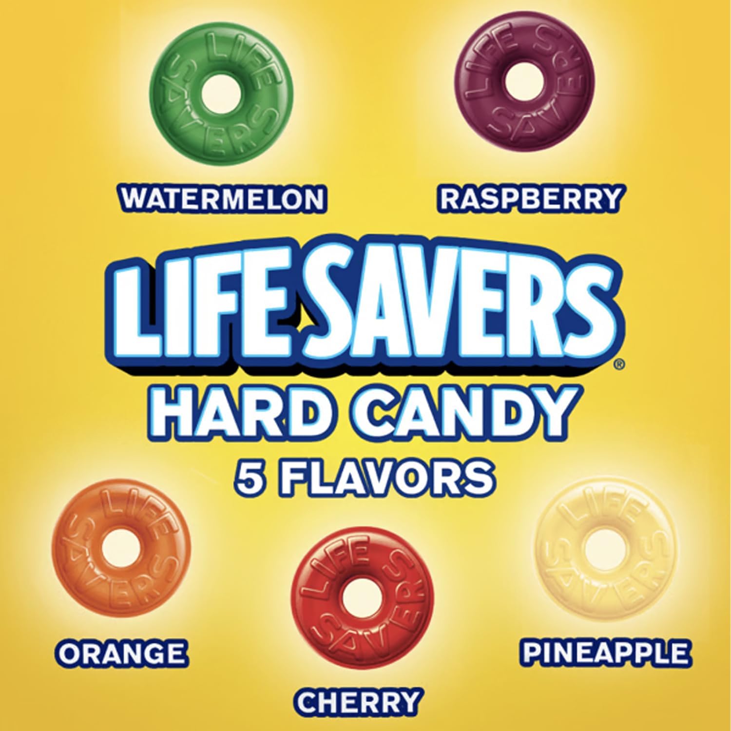 1-Lb 120-Piece Life Savers Individually Wrapped 5 Fruit Flavored Hard Candy $4.35 w/ S S Free Shipping w/ Prime or on or