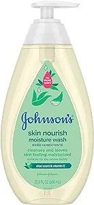 20.3-Oz Johnsons Baby Skin Nourishing Moisture Baby Body Wash 2 for $7.20 Free Shipping w/ Prime or on $35