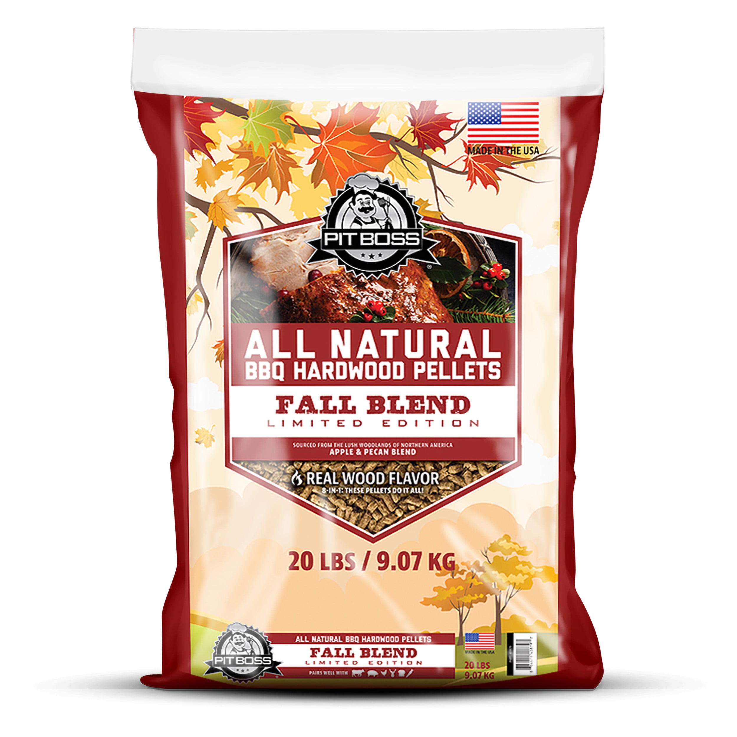 20-lbs Pit Boss Wood Pellets Fall Blend $5.35 w/ store pickup YMMV Lowes.