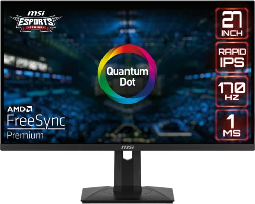 $219.99 MSI G274QPF-QD, 27 Gaming Monitor, 2560 x 1440 QHD , IPS, 170Hz