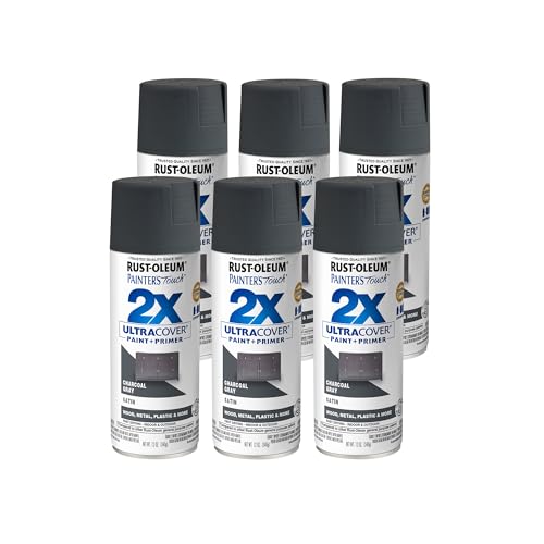 $22.98 Rust-Oleum Painters Touch 2X Ultra Cover Spray Paint, 12 oz, 6 Pack