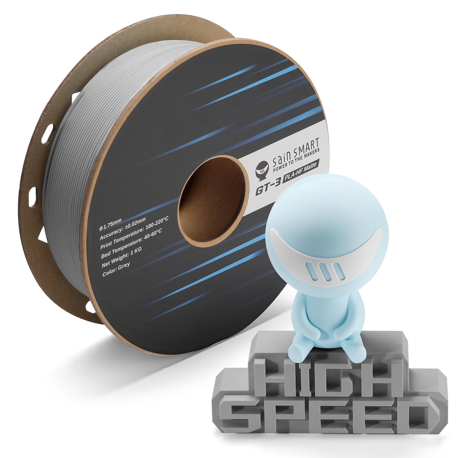 2.2-Lbs SainSmart 1.75mm High Speed PLA Matte 3D Printer Filament $13.99 at SainSmart Official via Amazon