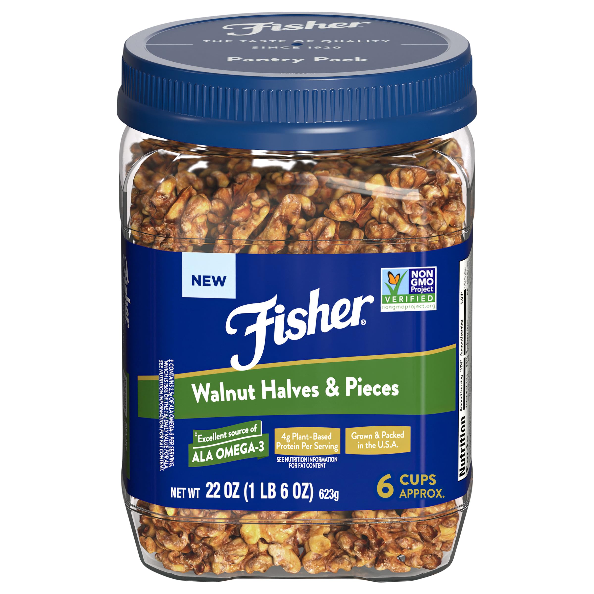 22-Oz Fisher Chefs Naturals Walnut Halves Pieces $8.76 w/ S S Free Shipping w/ Prime or on $35