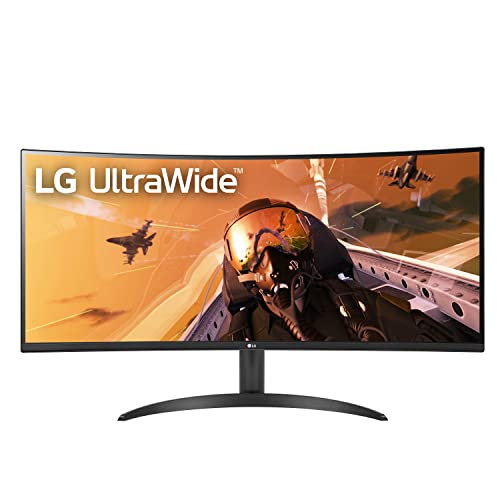 $230 34 LG 34WP60C-B 3440x1440 UltraWide Curved VA FreeSync Monitor