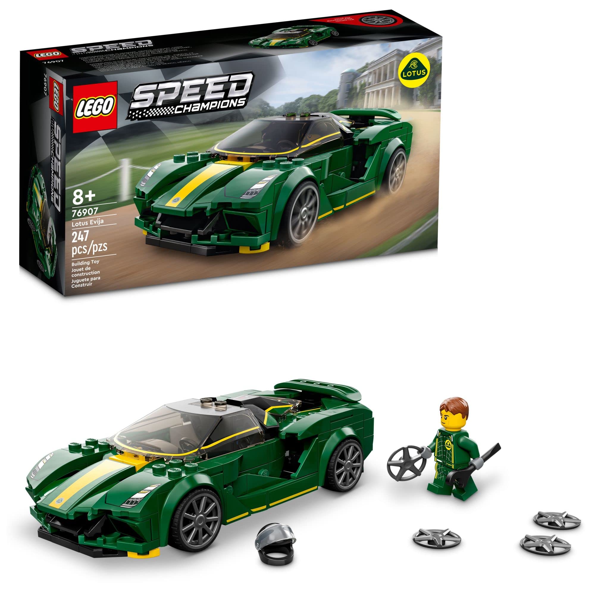 247-Pieces LEGO Speed Champions Lotus Evija 76907 Car Model Building Kit $15.99 Free Shipping w/ Prime or on $35