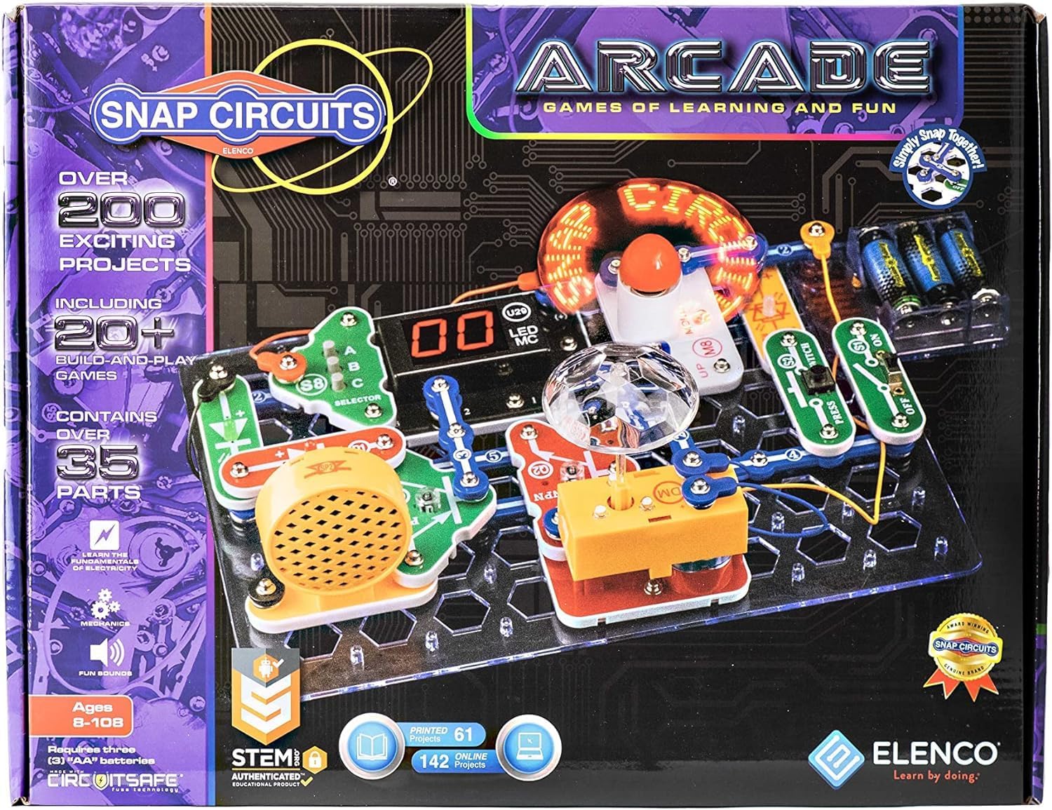 $25.19 Snap Circuits Arcade Electronics Exploration Kit at Amazon
