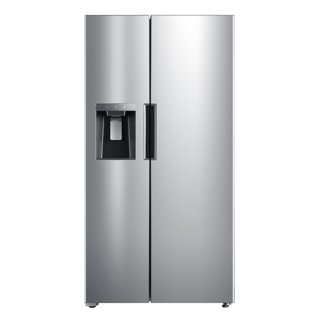 26.3-cu ft Midea Side-by-Side Refrigerator w/ Ice Maker, Water Ice Dispenser Stainless Steel $799 Free Store Pickup at Lowes or Delivery Charges at $29