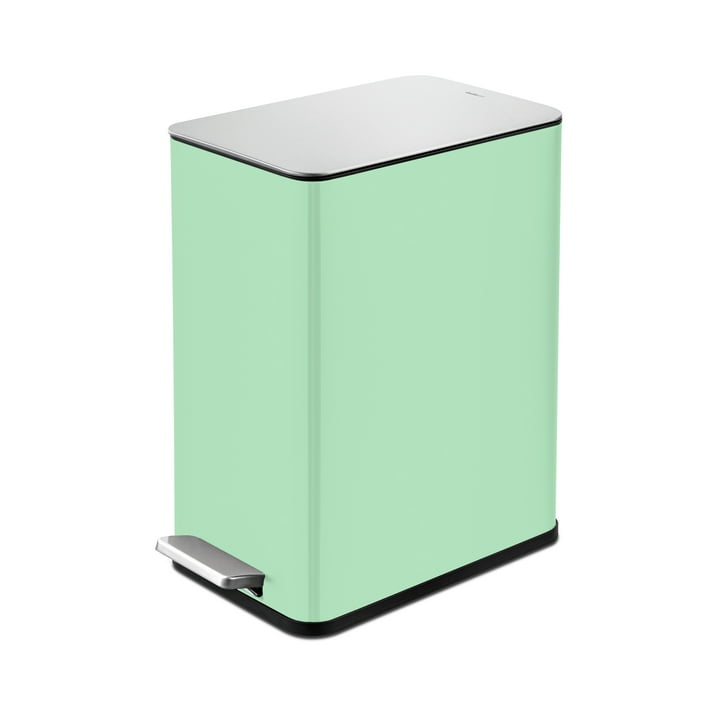2.6-Gallon Qualiazero Stainless Steel Step On Trash Can Mint $10