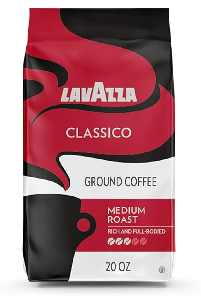 $27.69 w/ S S Lavazza Classico Ground Coffee Blend, Medium Roast, 20 Ounce Pack of 6 Amazon