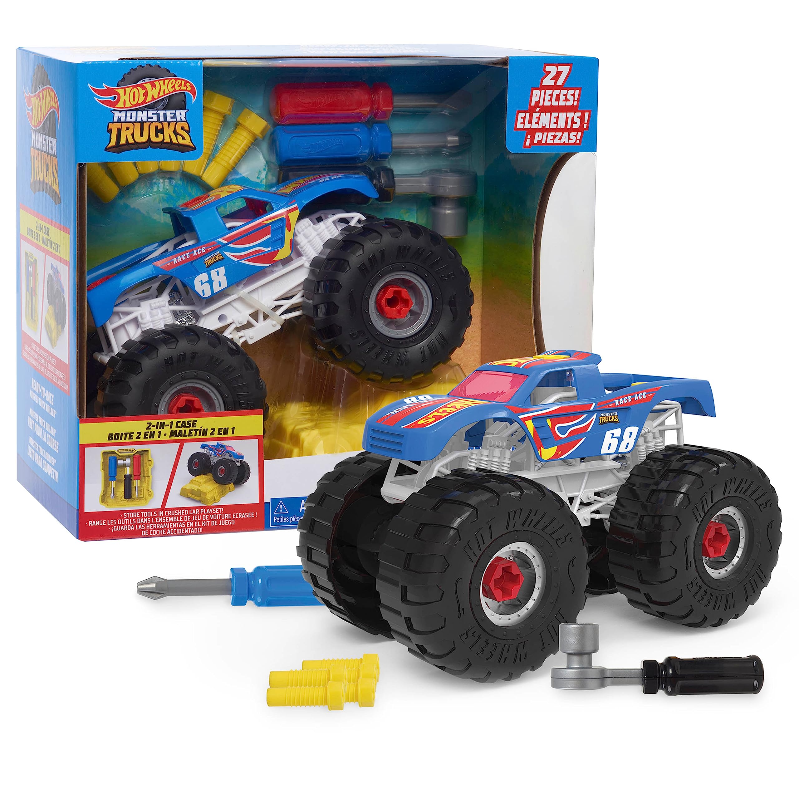 27-Piece Mattel Hot Wheels Ready-to-Race Monster Truck Set $11.50 Free Shipping w/ Prime or on orders $35